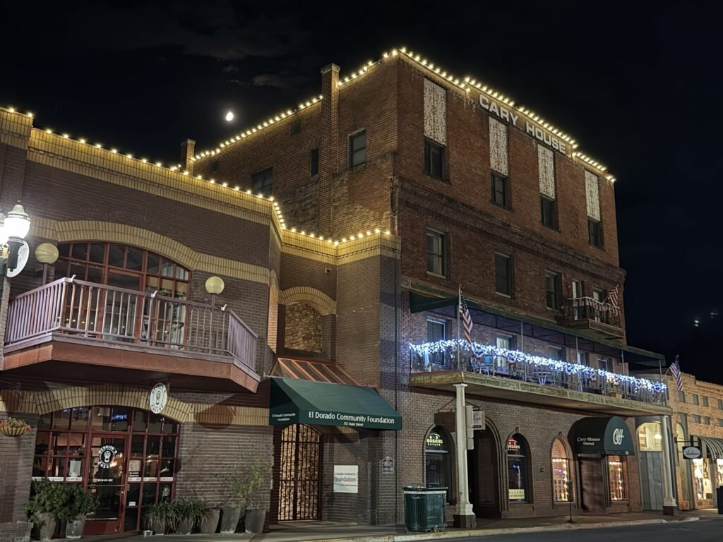 Exterior of the Cary House Hotel in Placerville